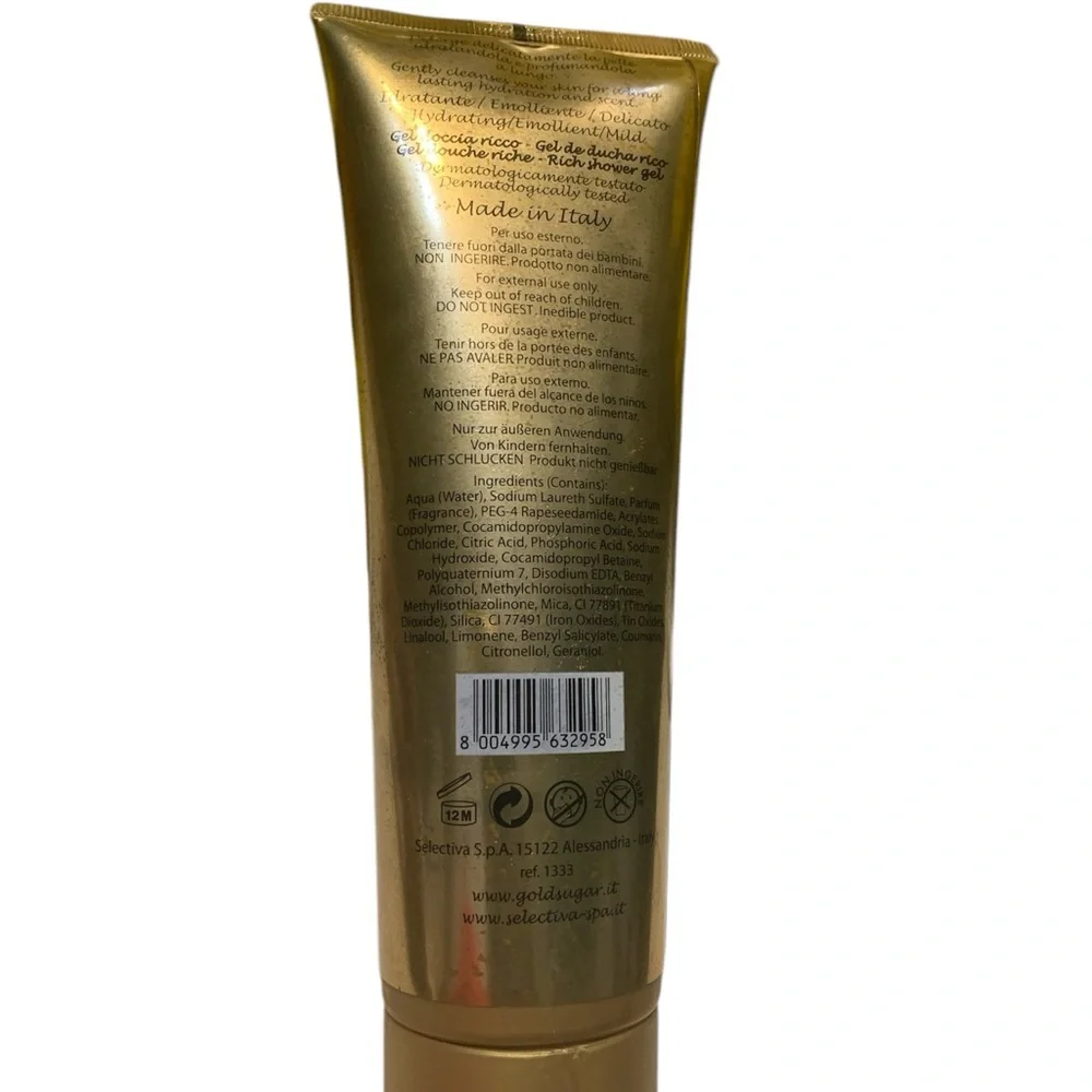 Gold Sugar Rich Shower Gel by Pink Sugar 250ml 8.45 Fl oz Brand New